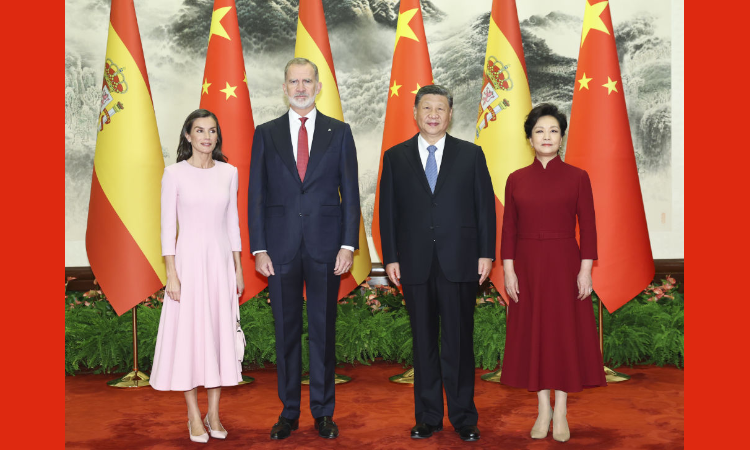 习近平会见西班牙国王费利佩六世