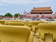 5万人可同时观礼，天安门广场核心区布置基本就绪