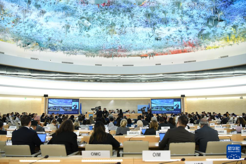 中国航天员刘洋在联合国人权理事会宣介中国妇女事业高质量发展成就