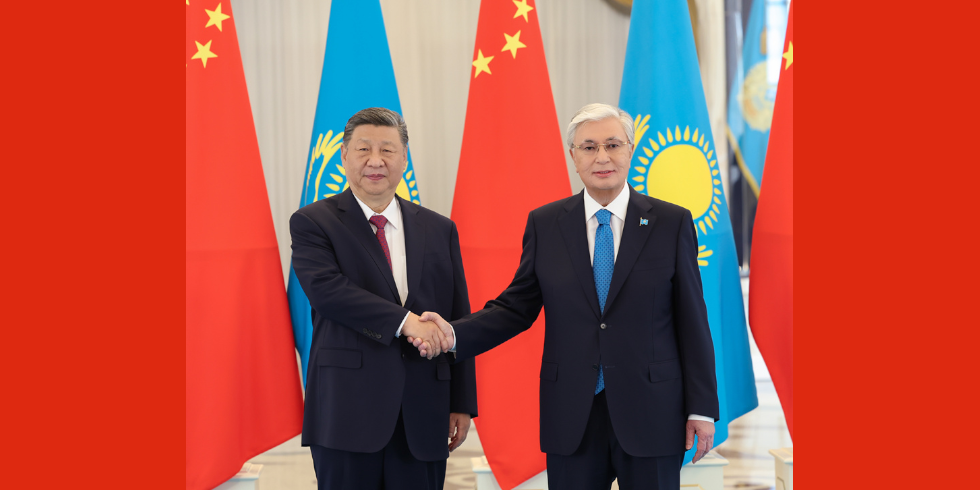 习近平同哈萨克斯坦总统托卡耶夫会谈_fororder_2506179804901