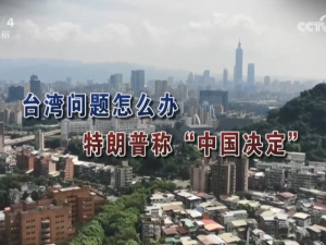 【海峡两岸】台湾问题怎么办  特朗普称“中国决定”