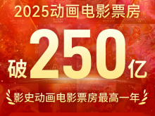 突破250亿！2025年成为中国影史动画电影票房最高一年