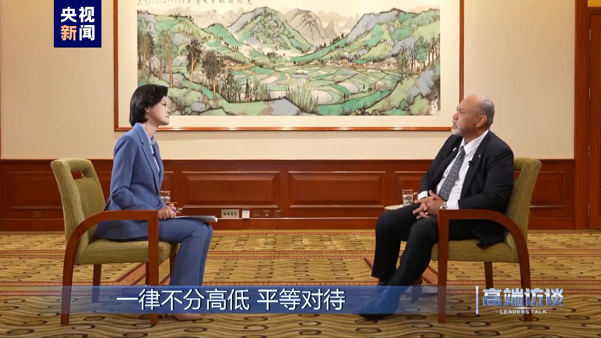 专访瑙鲁外长安格明 专访瑙鲁外长安格明