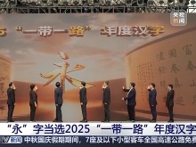 “永”字当选2025“一带一路”年度汉字