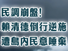 日月谭天 | 民调崩盘！赖清德倒行逆施遭岛内民意唾弃