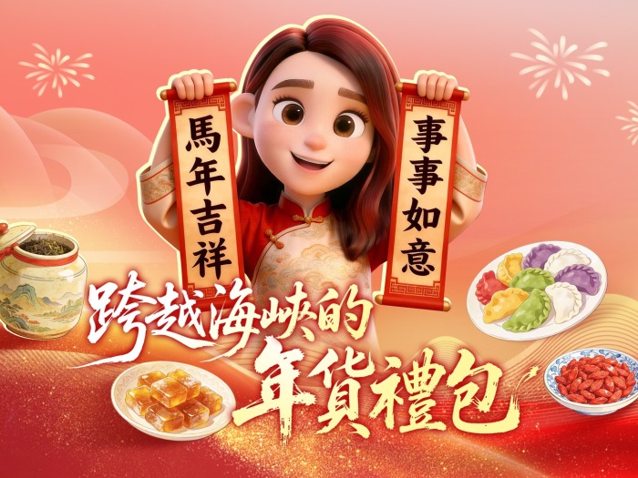 跨越海峡的年货礼包｜年货大集里的特色风味