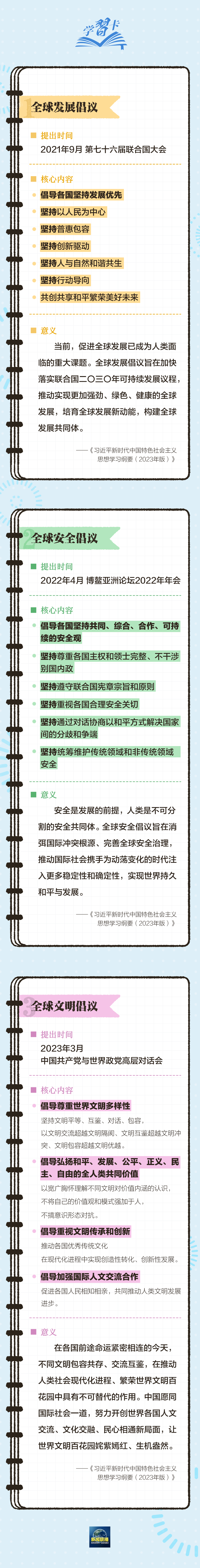 一图解读“三大全球倡议”，读懂中国方案