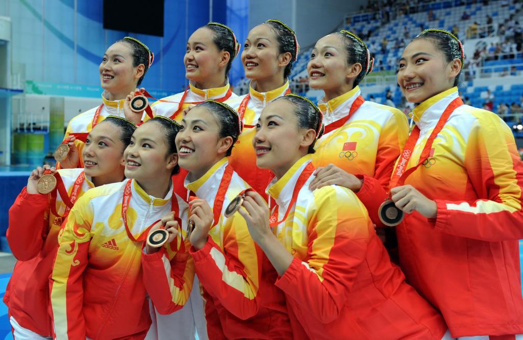 绽放！圆梦！中国花游首夺奥运金牌