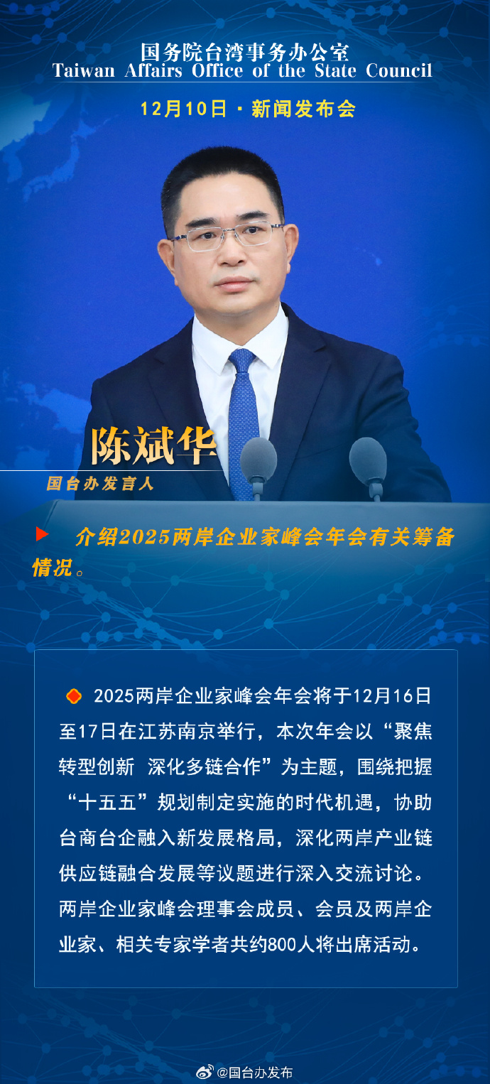 国务院台湾事务办公室12月10日·新闻发布会_fororder_c1