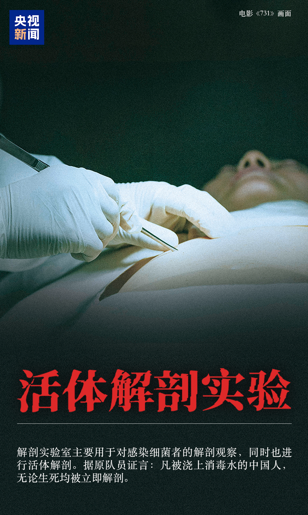 勿忘历史！没有人能平静地看完电影《731》