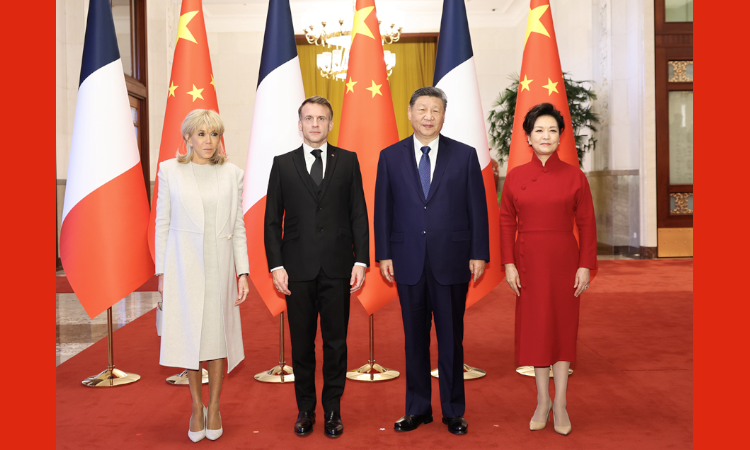 习近平同法国总统马克龙举行会谈