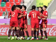 U20女足世界杯首轮中国队迎大胜 黄嘉欣上演“帽子戏法”