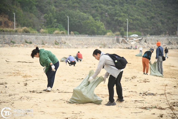 连续十年守护蔚蓝 两岸同胞开展2026年绿美海岸公益净滩活动