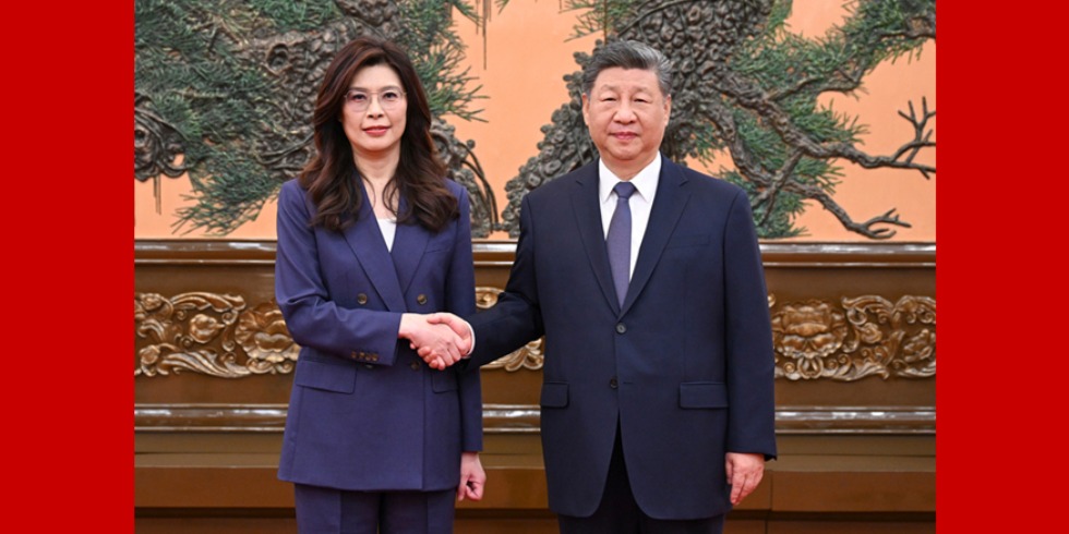 习近平总书记会见中国国民党主席郑丽文_fororder_42c92a1e56d44229b353b6c6ca8937c8