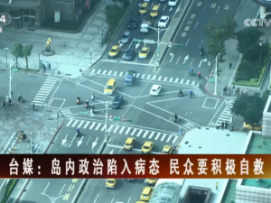 【海峡两岸】台媒：岛内政治陷入病态  民众要积极自救