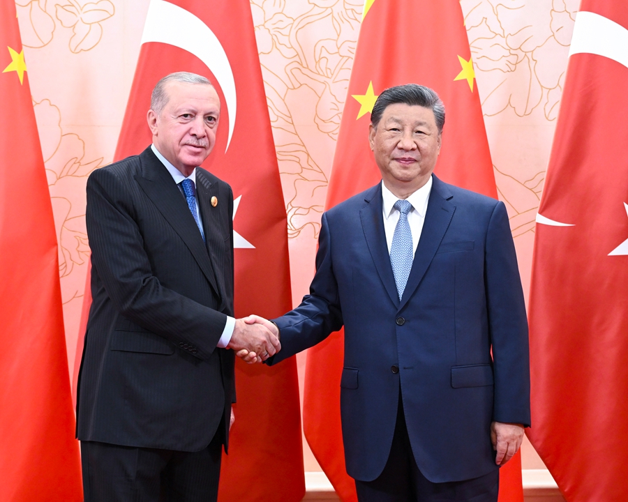 习近平会见土耳其总统埃尔多安