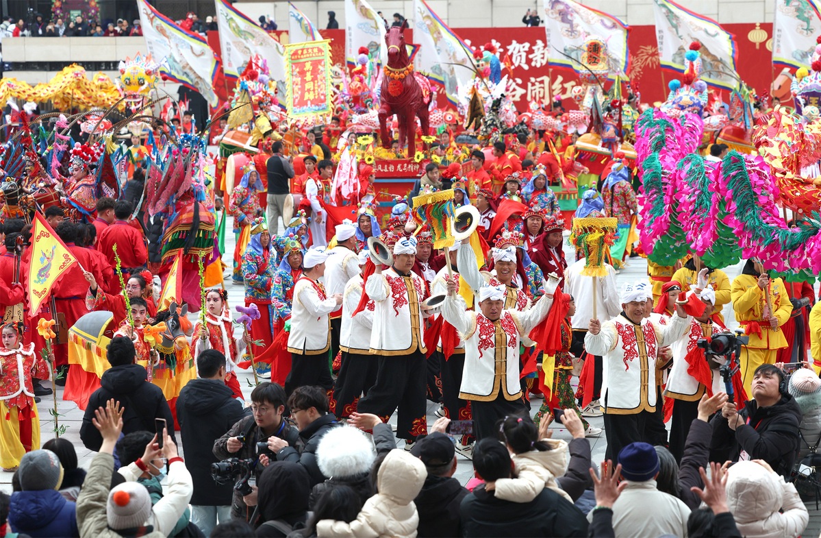 北京：民俗展演欢庆元宵佳节