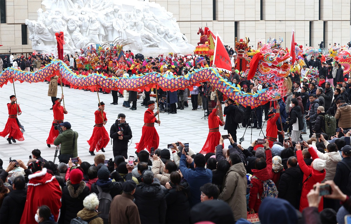 北京：民俗展演欢庆元宵佳节