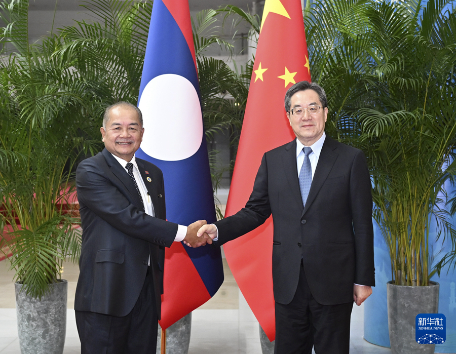 丁薛祥会见出席第二十一届中国－东盟博览会的东盟国家领导人