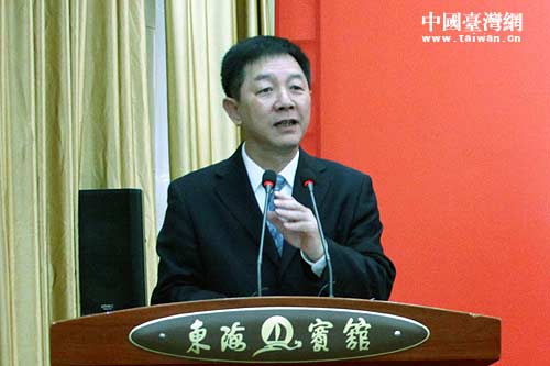 中華名樓文化研討會(huì)20日上午在煙臺(tái)開(kāi)幕，中共中央臺(tái)辦、國(guó)務(wù)院臺(tái)辦副主任葉克冬出席并致辭