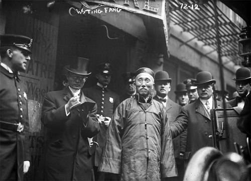 1908年，伍廷芳在美国，时任清朝驻美国公使。