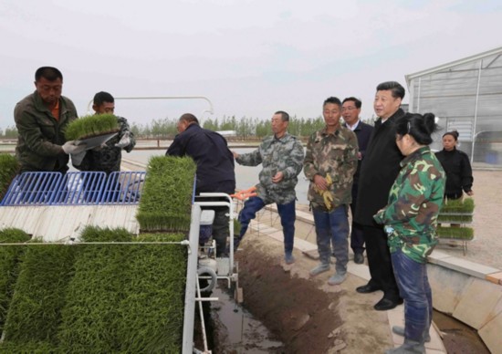 习近平登上黑瞎子岛 看望赫哲族群众