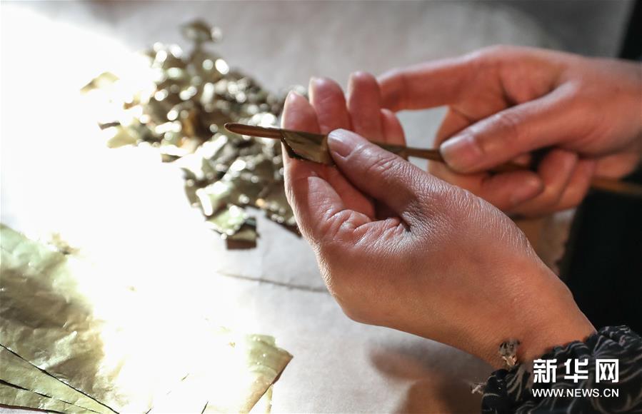 南京金箔——万锤锻制箔金来