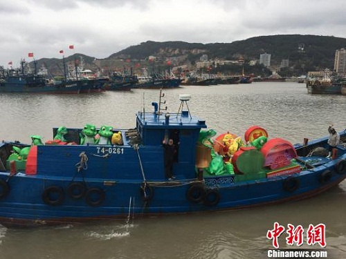 马尾35组花灯送马祖共庆元宵佳节