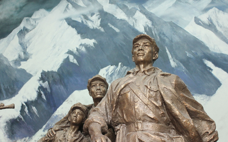 过雪山过草地飞夺泸定桥 看邮票里的长征（图）