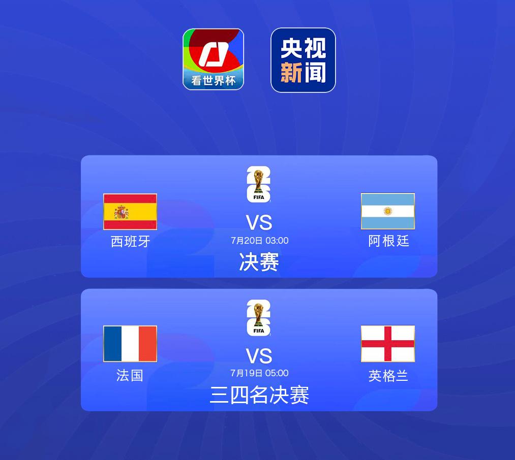 世界杯早知道丨决赛对阵球队产生!阿根廷2-1淘汰英格兰
