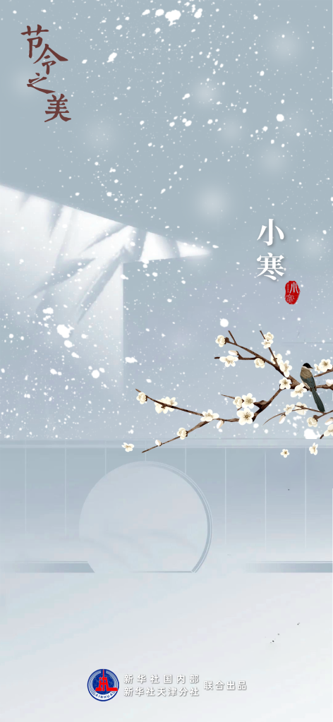 5日迎小寒，欢鹊垒新巢