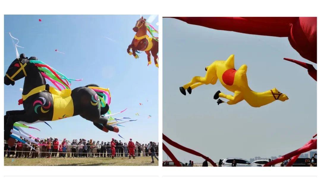 潍坊风筝花式整活 万物皆可“上天”！