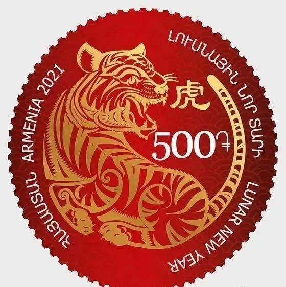 “虎嗅蔷薇”“招财虎”……各国发行虎年邮票，看完想集邮了！