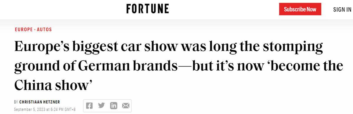 【中国那些事儿】中国车企“抢镜”慕尼黑车展 将为产业链提供新机遇 【中国那些事儿】中国车企“抢镜”慕尼黑车展 将为产业链提供新机遇