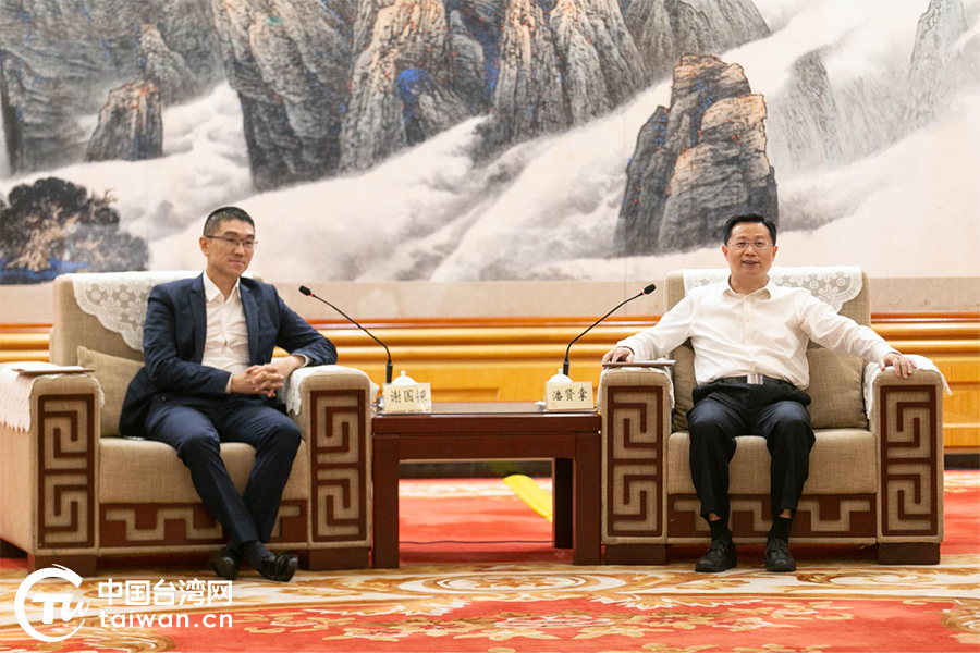 潘贤掌在深圳会见基隆市市长谢国樑一行 潘贤掌在深圳会见基隆市市长谢国樑一行