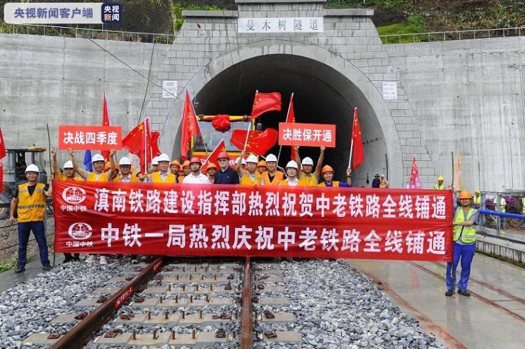 中老铁路全线铺轨完成  首批2班列车名称率先亮相