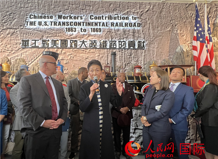 缅怀过去 仰望未来——美国铁路华工历史中心开幕 缅怀过去 仰望未来——美国铁路华工历史中心开幕