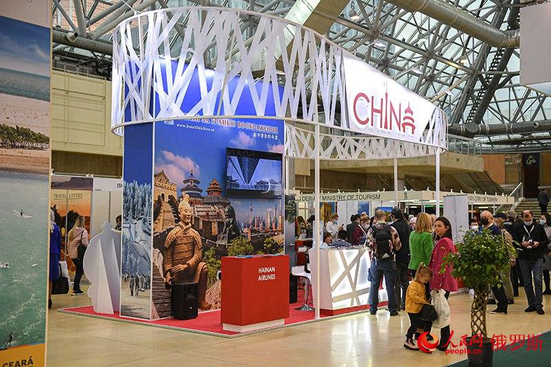 “筑巢引凤”中国展台亮相第27届俄罗斯国际休闲旅游展