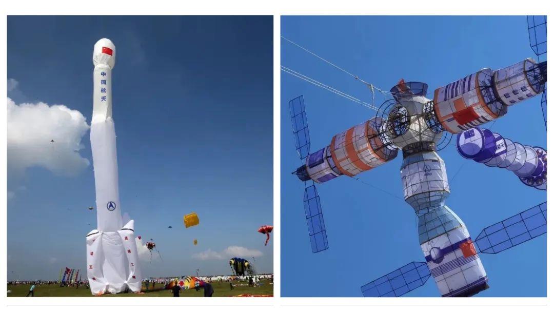 潍坊风筝花式整活 万物皆可“上天”！