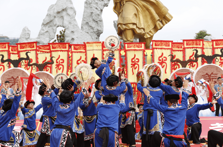 第五届海峡两岸大禹文化交流活动开幕式暨2023（癸卯）年大禹诞辰祭祀典礼在四川北川举行