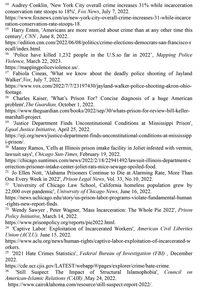 （受权发布）2022年美国侵犯人权报告