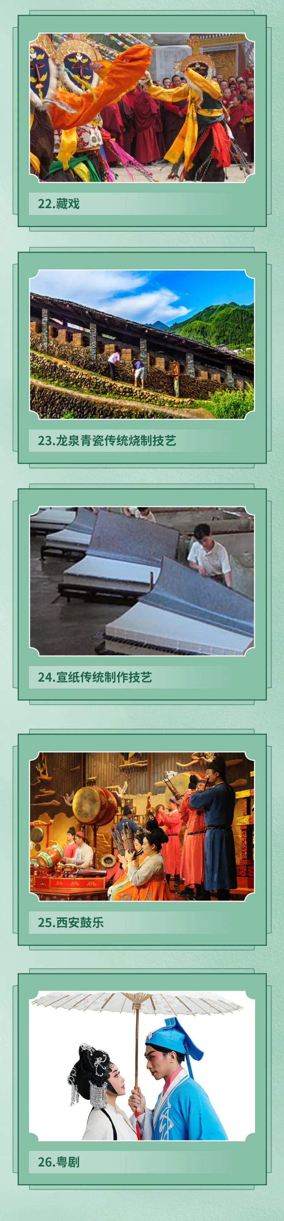 42+1丨一图纵览：中国列入联合国教科文组织非遗名录名册项目